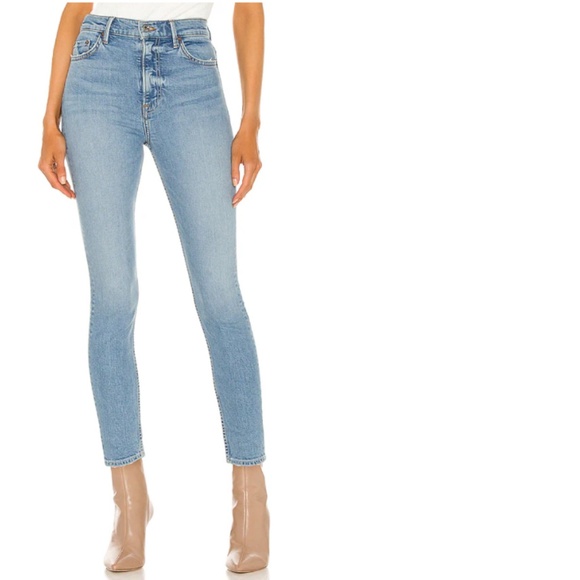 NWT Revolve GRLFRND Jeans High Rise Light Wash Kendall Stretch Skinny Size 25 - Picture 12 of 14